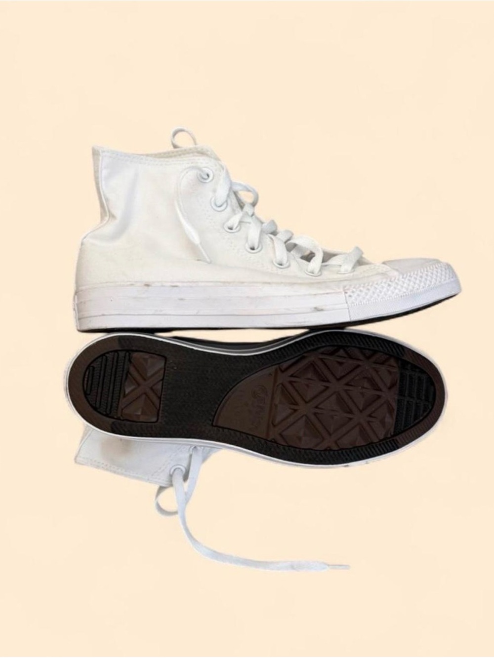 Converse Women’s White High-Top Sneakers